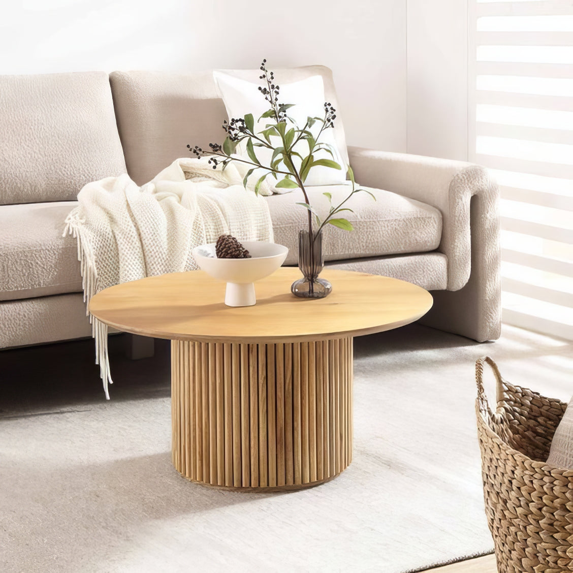 Flutted Coffee Table